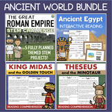 Ancient Civilizations Egypt Greece Rome STEM Reading Compr