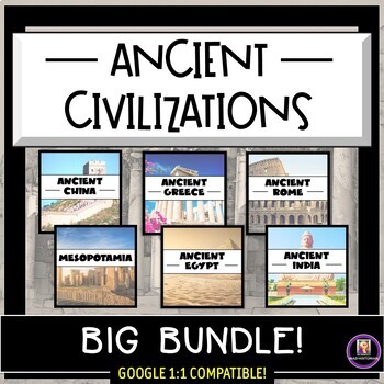 Preview of Ancient Civilizations- Big Bundle of Resources (No-Prep!)
