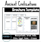 Ancient Civilizations Brochure Template