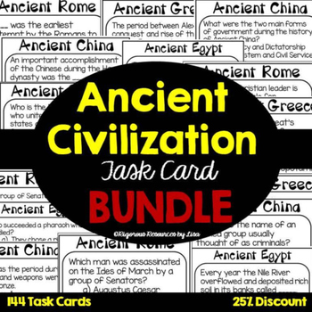 Preview of Ancient Civilizations Bundle: What do you know about Ancient Civilizations?