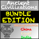 Ancient Civilizations Bundle: Mesopotamia, Egypt, India an