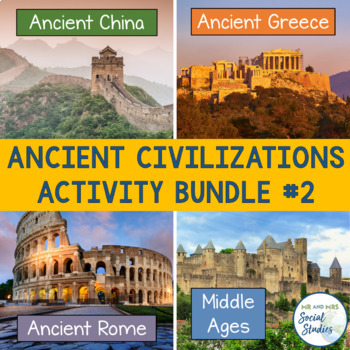 Preview of Ancient Civilizations Bundle Part 2: Ancient China, Greece, Rome, + Middle Ages
