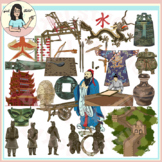 Ancient Civilizations: China Clip Art Great Wall, Terracot