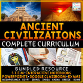 Ancient Civilizations Curriculum - History Activities 6th 