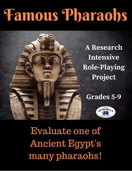 Preview of Ancient Egypt Pharaohs Role-Playing Research Project