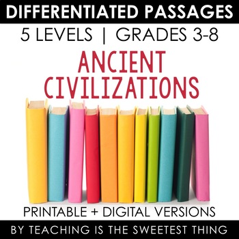 Preview of Ancient Civilizations: Differentiated Passages Bundle