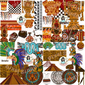 Preview of Ancient Civilizations - Inca, Aztec, Maya Cultural Objects, Artifacts, Buildings