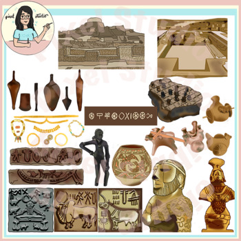 Preview of Ancient Civilizations: Indus Valley, Mohanjo Daro, Harappa Clip Art