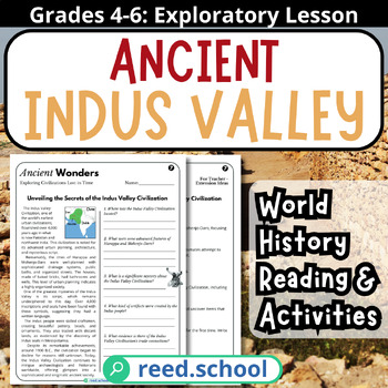 Preview of Ancient Civilizations: Indus Valley's Ancient Mysteries - Grades 4-6 Reading