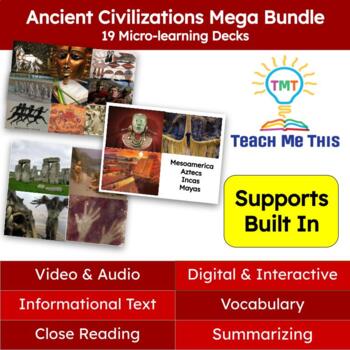 Preview of Ancient Civilizations Informational Text Reading Passages Mega Bundle
