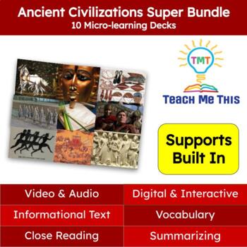 Preview of Ancient Civilizations Informational Text Reading Passages Super Bundle