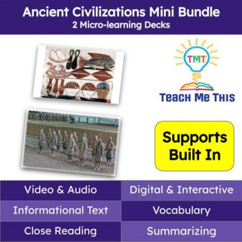 Preview of Ancient Civilizations Informational Text Reading Passages and Activities Bundle