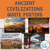 Ancient Civilizations Inspirational Quotes Posters