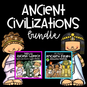 Preview of Ancient Civilizations Interactive Notebook Bundle
