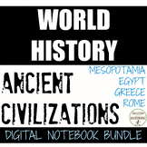 Ancient Civilizations Interactive Notebook DIGITAL  (4 set