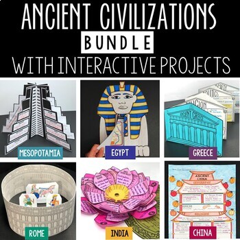Preview of Ancient Civilizations Lessons, Activities, and Projects - Ancient History
