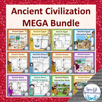 Preview of Ancient Civilizations MEGA Bundle Egypt Rome Greece