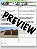 Ancient Civilizations - Mesopotamia and Southwest Asia Worksheet
