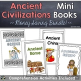 Ancient Civilizations Mini Books BUNDLE | Greece, Rome, Ch