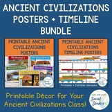 Ancient Civilizations Posters and Timeline Bundle