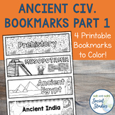 Ancient Civilizations Printable Bookmarks Part 1 Free Sample