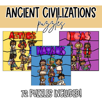 Preview of Ancient Civilizations Puzzles | CKLA Grade 1 Knowledge Unit 5