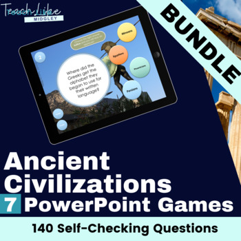 Preview of World History Review Games | EOY 6th Grade Social Studies Ancient Civilizations
