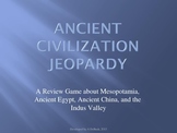 Ancient Civilizations Review - Jeopardy