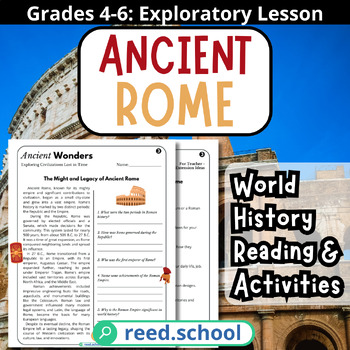 Preview of Ancient Civilizations: Rome's Republic to Empire - Grades 4-6 Reading