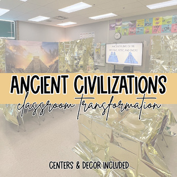 Preview of Ancient Civilizations Room Transformation | CKLA Grade 1 Knowledge Unit 5