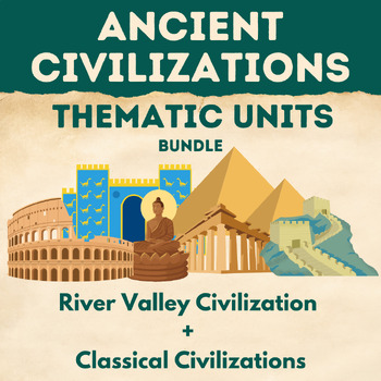 Preview of Ancient Civilizations Thematic Units Bundle