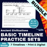 World History Timeline Practice | 6th Grade Social Studies