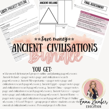 Preview of Ancient Civilizations Unit Bundle