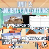 Ancient Civilizations Unit Bundle - Presentations - Assesment