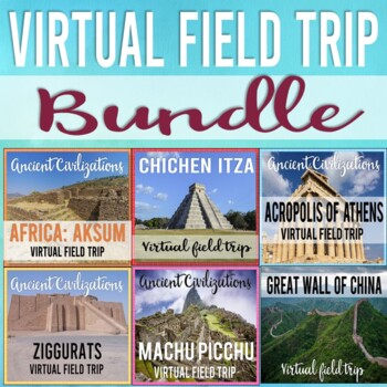 Preview of Ancient Civilizations: Virtual Field Trip Bundle (Google Earth Exploration)