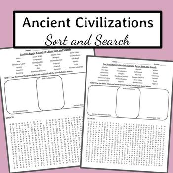 Ancient Civilizations Word Search Sort And Find Early Finishers   Original 4390869 1 