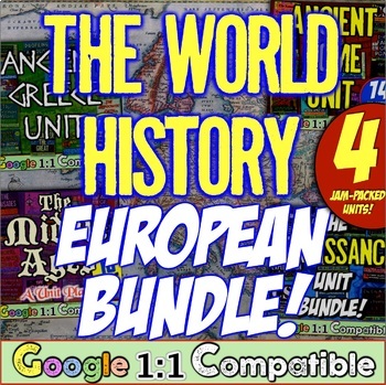 Preview of Ancient Civilizations World History Curriculum Europe | Greece Rome Middle Ages