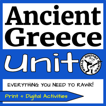 Preview of Ancient & Classical Greece Unit Bundle - Reading Activities Simulation Project