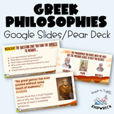 Ancient Classical Greek Philosophies and Philosophers Pear
