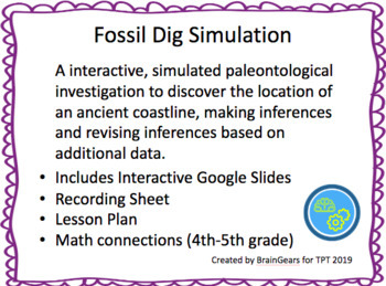 Preview of Ancient Coastline Fossil Dig Simulation