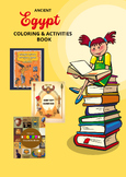 Ancient Egypt Activities & Coloring Book Bundle for Kids