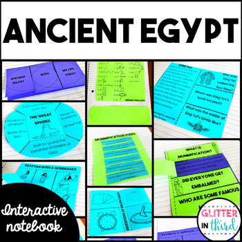 Preview of Ancient Egypt Activities Interactive Notebook BUNDLE