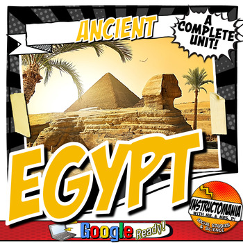 Preview of Ancient Civilizations Egypt Unit Activities: Digital & Print History Resources