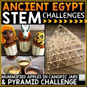 Preview of Ancient Egypt Activities STEM Challenges Pyramids STEM Challenge Project Craft