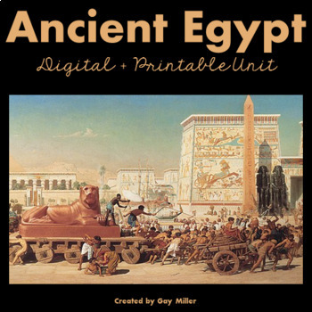 Preview of Ancient Egypt Activities and Lessons - Digital + Printable Unit