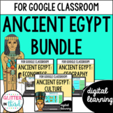 Ancient Egypt Activities for Google Classroom Digital BUNDLE