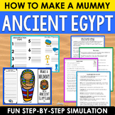 Ancient Egypt Activity - How to Make a Mummy & Procedural 