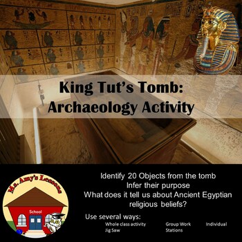 Preview of Ancient Egypt: Archaeology Activity for King Tutankhamun's Tomb