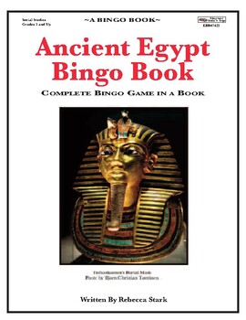 Preview of Ancient Egypt Bingo Book