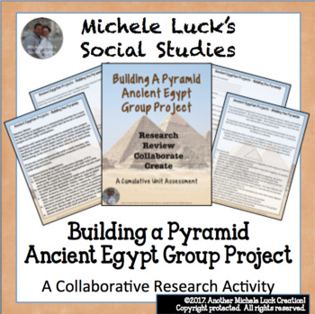 Preview of Ancient Egypt Building a Pyramid Assignment Project - Egyptians